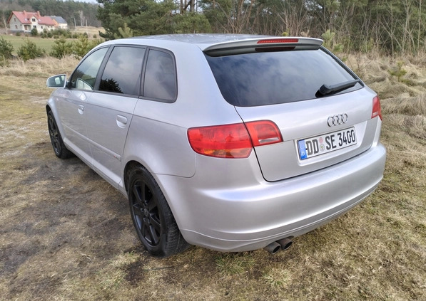 Audi A3 cena 16999 przebieg: 206700, rok produkcji 2007 z Chojnów małe 742